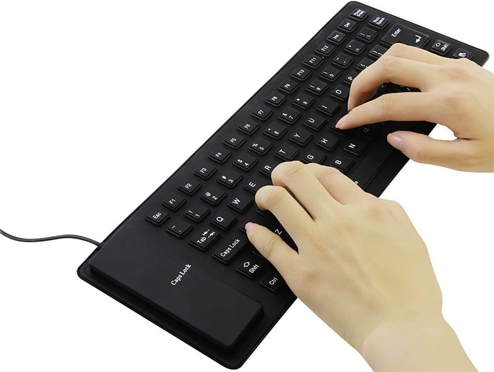 Teclado Flexible De Silicona Fk22b 132